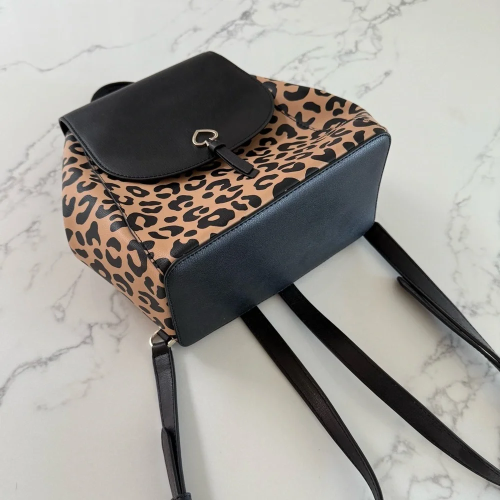 Kate Spade Adel Leopard Print Backpack